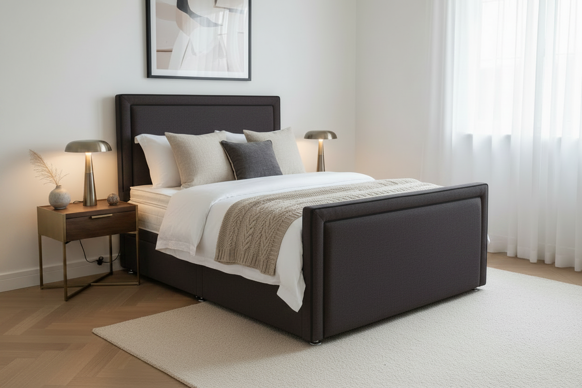Bella - Dark Charcoal Grey