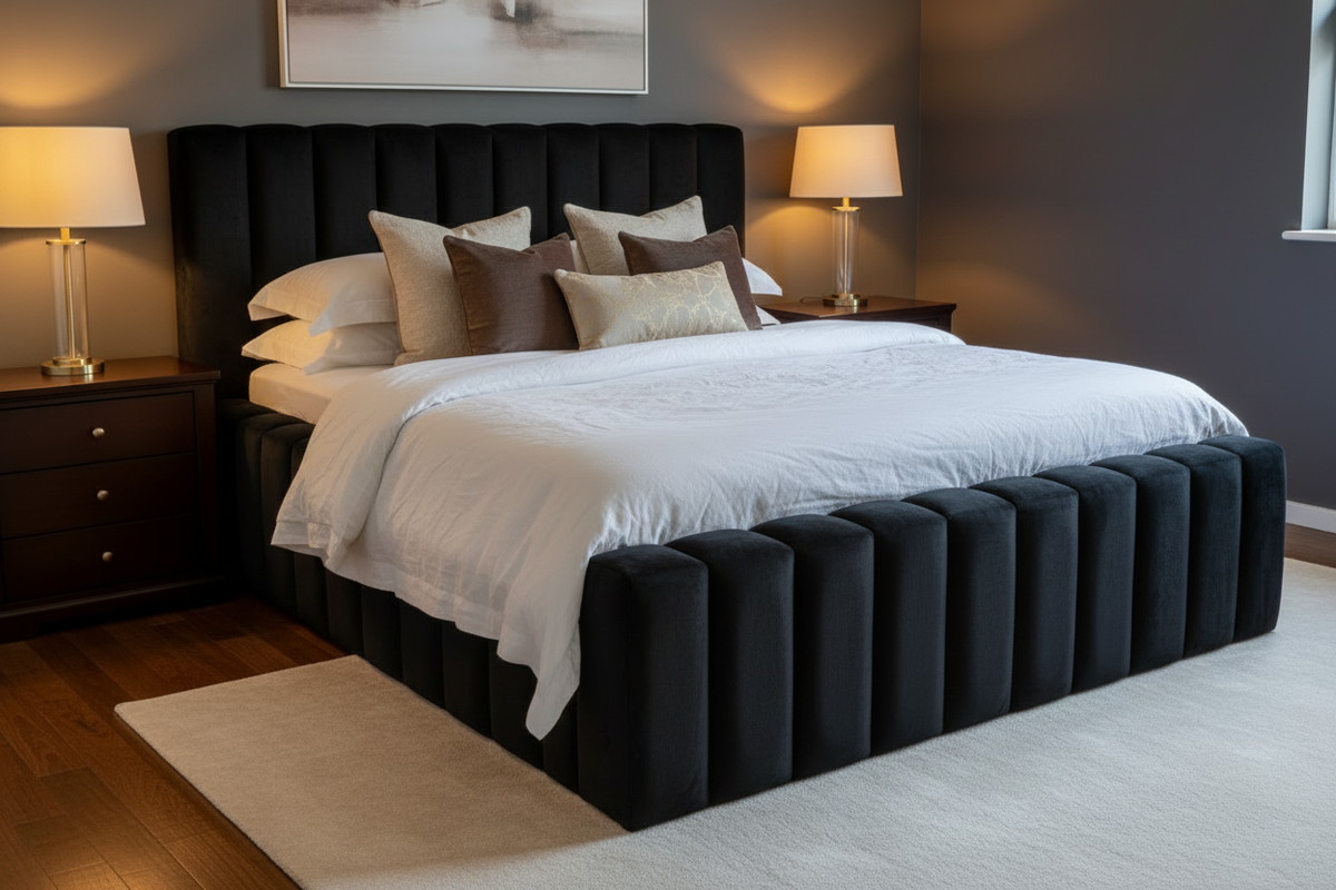Sapphire Bed - Black