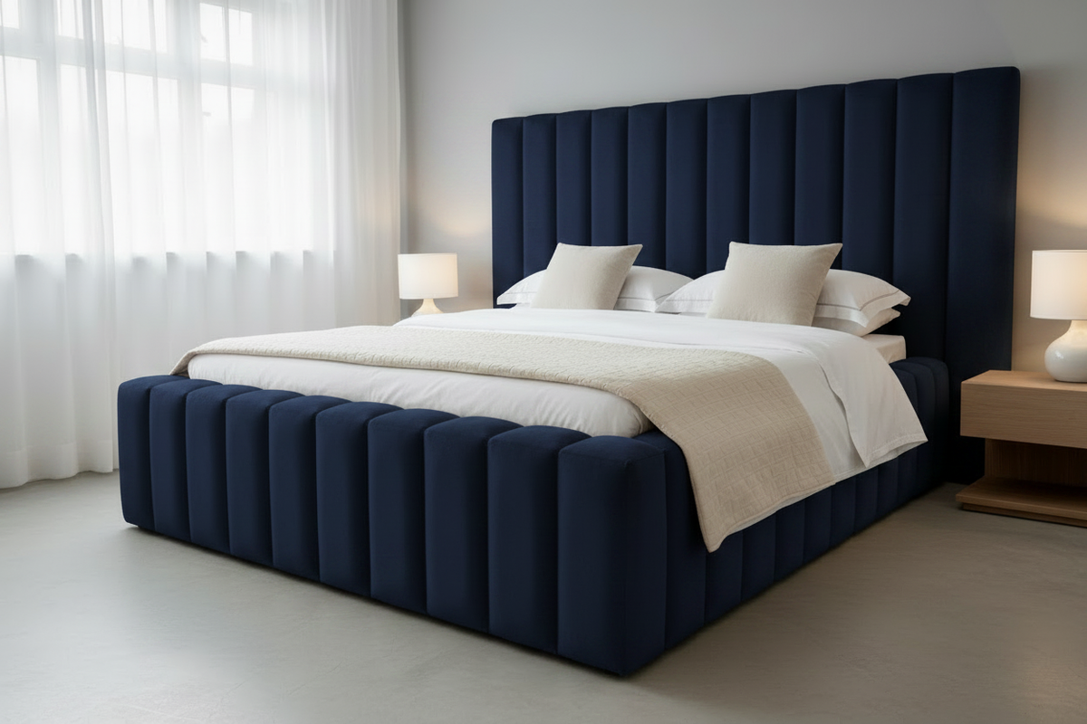 Sapphire Bed in Navy
